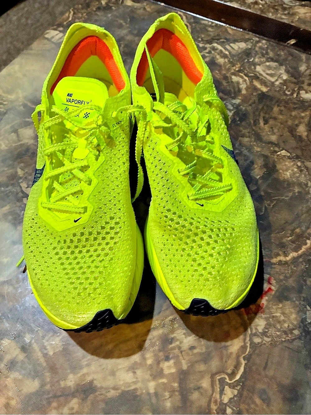 Nike VaporFly 3 Running Shoes Green & Blue US 9